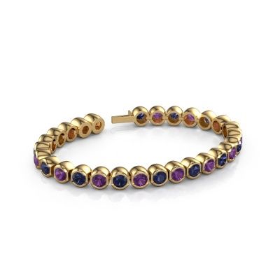 Tennis bracelet Bianca 5 mm 585 gold amethyst 5 mm