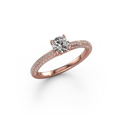 Verlobungsring Elenore rnd 585 Roségold Diamant 0.50 crt