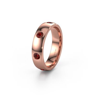 Ehering WH0105L25BP 585 Roségold Granat 3 mm ±5x2 mm