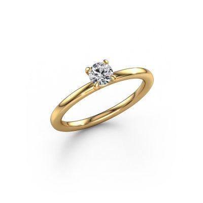 Verlobungsring Simone RND 1 585 Gold Lab-grown Diamant 0.30 crt