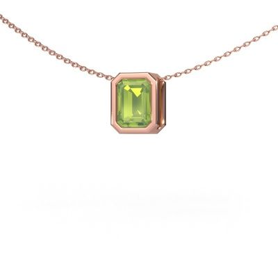 Pendant Lavon EME 585 rose gold peridot 8x6 mm
