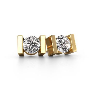 Stud earrings Lieve 585 gold diamond 2.00 crt