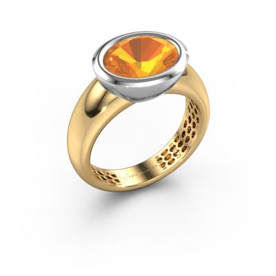 Ring Evelyne 585 Gold Citrin 10x8 mm