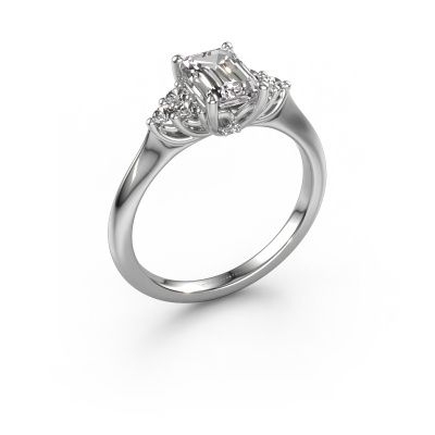 Engagement ring Felipa EME 950 platinum lab-grown diamond 1.343 crt