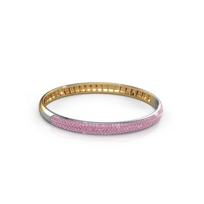 Armband Emely 6mm 585 Gold Pink Saphir 1.2 mm