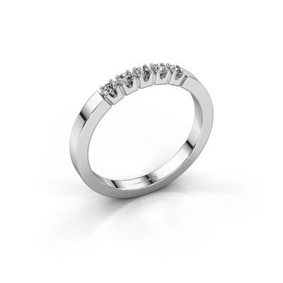 Ring Dana 5 585 white gold diamond 0.15 crt