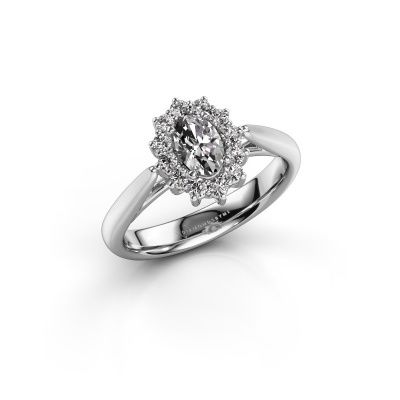 Verlovingsring Margien 1 585 witgoud diamant 0.50 crt
