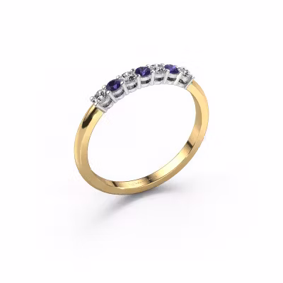 Ring Michelle 7 585 gold sapphire 2 mm