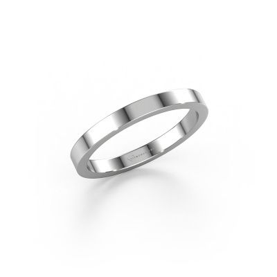 Stackable ring SRJ0005B304 950 platinum