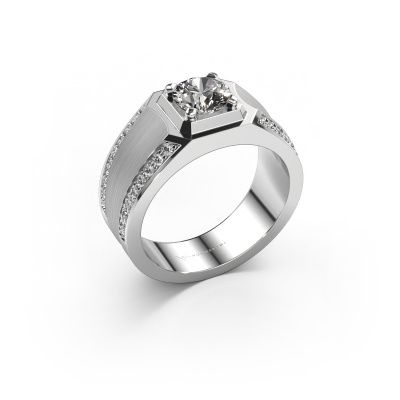 Herrenring Maarten 950 Platin Zirkonia 6.5 mm