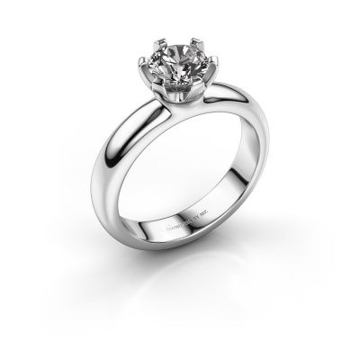 Engagement ring Lorretta 585 white gold diamond 1.00 crt