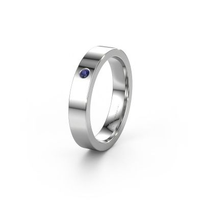 Weddings ring WH0101L14BP 950 platinum sapphire ±0.16x0.08 in