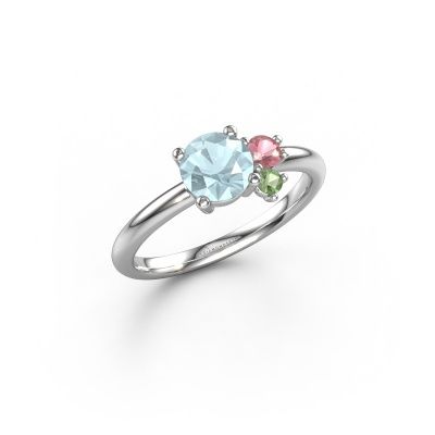 Ring Anouk 950 Platin Aquamarin 6 mm