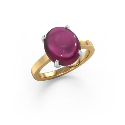 Ring Mallie 1 585 Gold Rhodolit 7x5 mm
