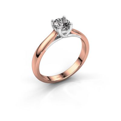 Verlovingsring Mia 1 585 rosé goud diamant 0.40 crt