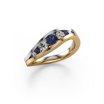 Ring Sigrid 2 585 gold sapphire 4 mm