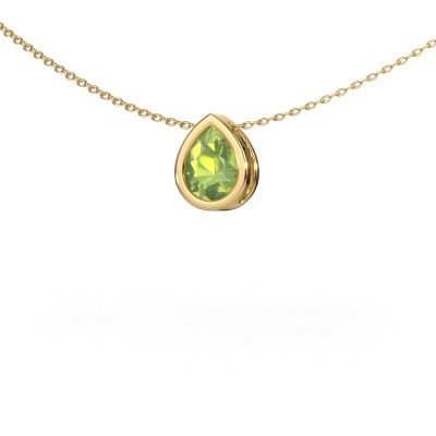 Pendant Lavon PER 585 gold peridot 8x6 mm