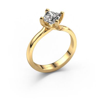Engagement ring Dewi Square 585 gold diamond 1.00 crt