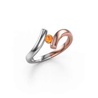 Ring Amy 585 rose gold citrin 4 mm