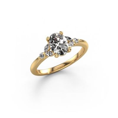 Verlobungsring Megan OVL 585 Gold Lab-grown Diamant 0.95 crt
