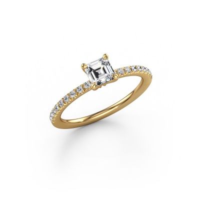 Verlovingsring Crystal ASSC 2 585 goud lab-grown diamant 0.680 crt