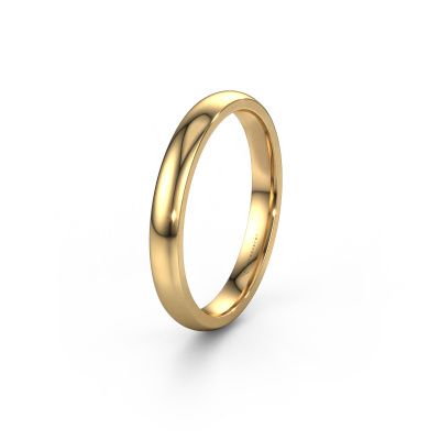Wedding ring WH0100M23BP 585 gold ±3x2 mm