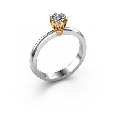 Engagement ring Julia 585 white gold diamond 0.25 crt