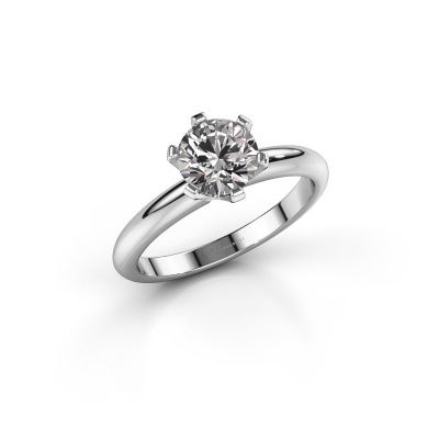 Engagement ring Tiffy 1 585 white gold diamond 1.00 crt