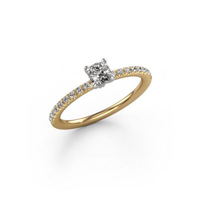 Engagement ring Crystal CUS 2 585 gold diamond 0.51 crt