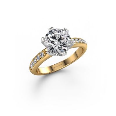 Engagement ring Tiffy 2 585 gold lab grown diamond 2.00 crt