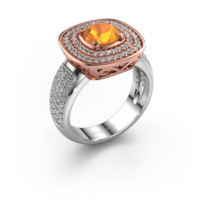 Ring Eliana 585 rose gold citrin 6 mm