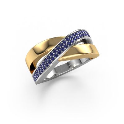 Ring Denisse 585 white gold sapphire 1 mm