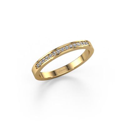 Stackable ring SRJ0005B20H4 585 gold lab-grown diamond 0.113 crt
