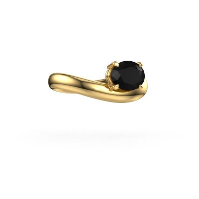 Verlobungsring Floor OVL 585 Gold Schwarz Diamant 1.40 crt