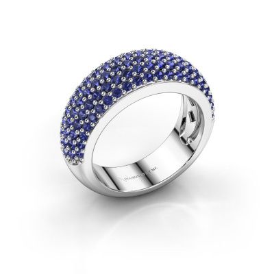Ring Cristy 585 white gold sapphire 1.2 mm