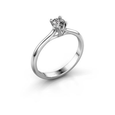 Engagement ring Isa 1 585 white gold lab-grown diamond 0.25 crt