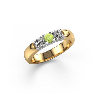 Ring Rianne 3 585 gold peridot 3.4 mm