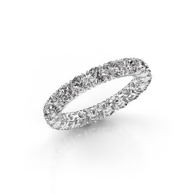 Stackable ring Vivienne 3.4 585 white gold diamond 2.700 crt