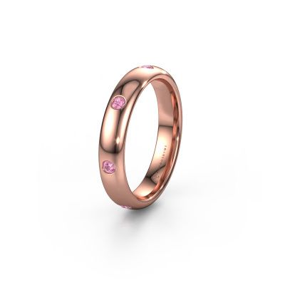 Alliance WH0105L34BP 585 or rose saphir rose ±4x2 mm