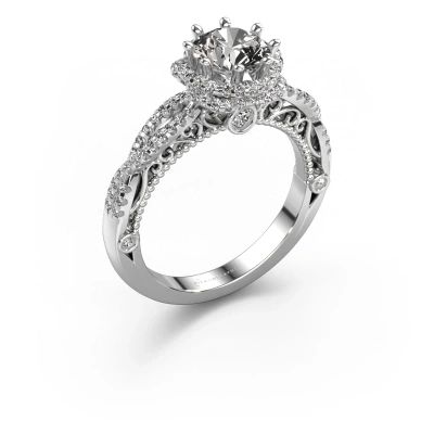 Verlovingsring Lysanne 950 platina diamant 1.45 crt