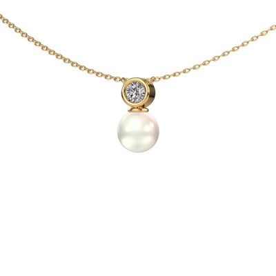 Pendant Ann 585 gold white pearl 7 mm