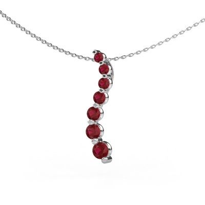 Pendant Celeste 2 950 platinum ruby 2.2 mm