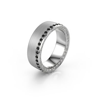 Alliance WH2224L26C8 950 platine diamant noir 0.612 crt ±6,5x2.2 mm