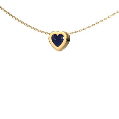 Pendant Tonja 585 gold sapphire 5 mm