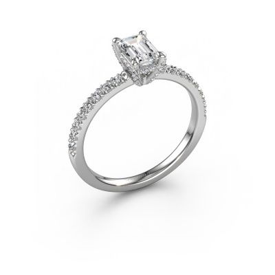 Engagement ring Saskia EME 1 585 white gold diamond 0.70 crt