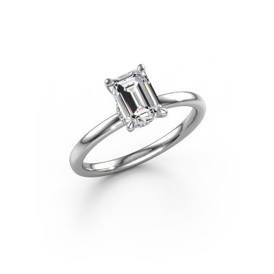 Verlobungsring Crystal EME 3 950 Platin Lab-grown Diamant 1.15 crt