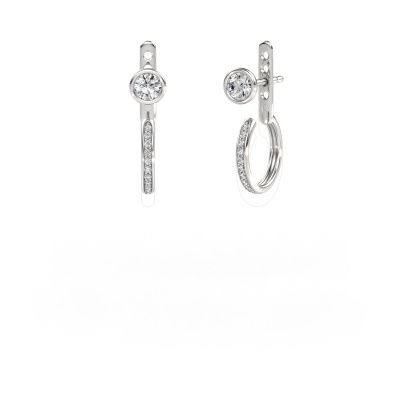Stud earrings Destiny 585 white gold diamond 0.674 crt