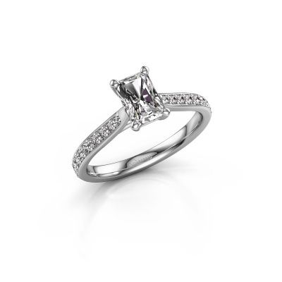 Engagement ring Mignon rad 2 585 white gold diamond 0.889 crt