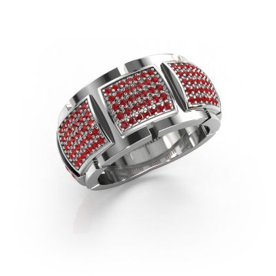 Ring Laura 585 white gold ruby 1 mm