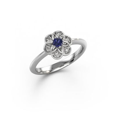 Ring Uma 585 white gold sapphire 3 mm